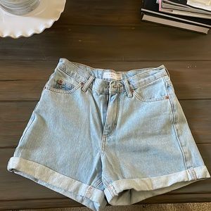 Top shop jean shorts
